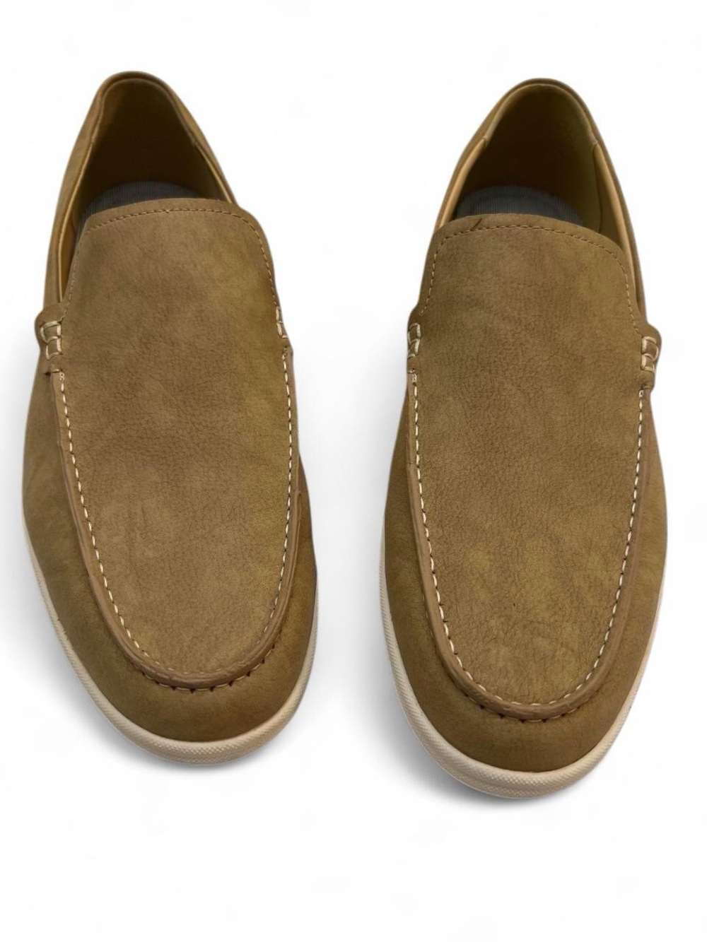 Sonoma Tan Suede Slip-On Loafers